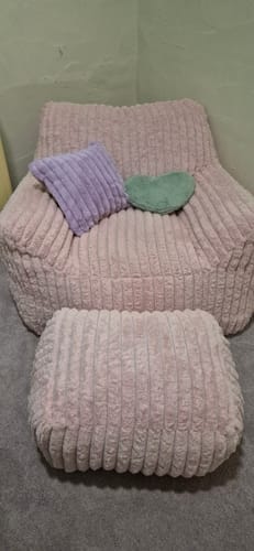 Customer photo review of DODO LOUNGE CHAIR - CHANNEL CORD SOFT CAROL