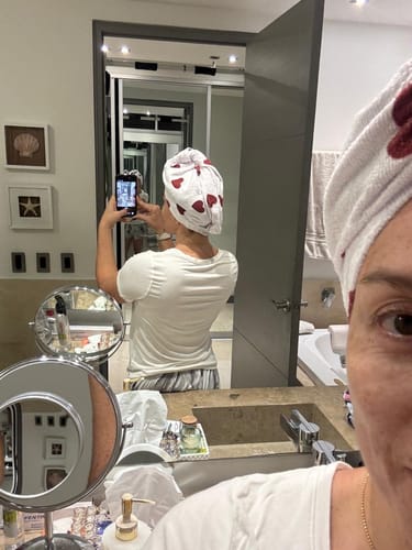 Customer photo review of Toalla de Microfibra Ultra-Absorbente