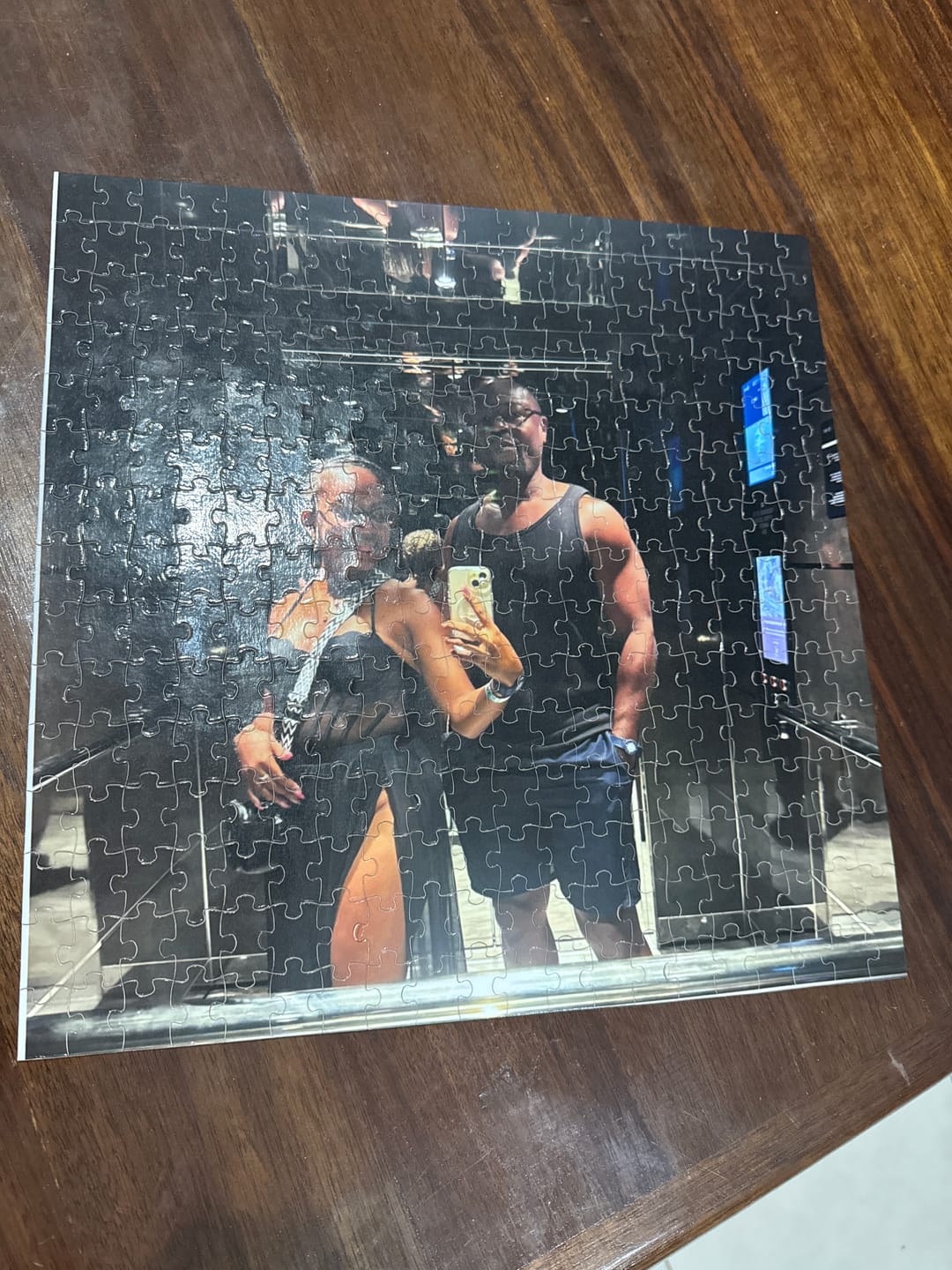 Recensione fotografica del cliente di Puzzle fotografico personalizzato dei ricordi