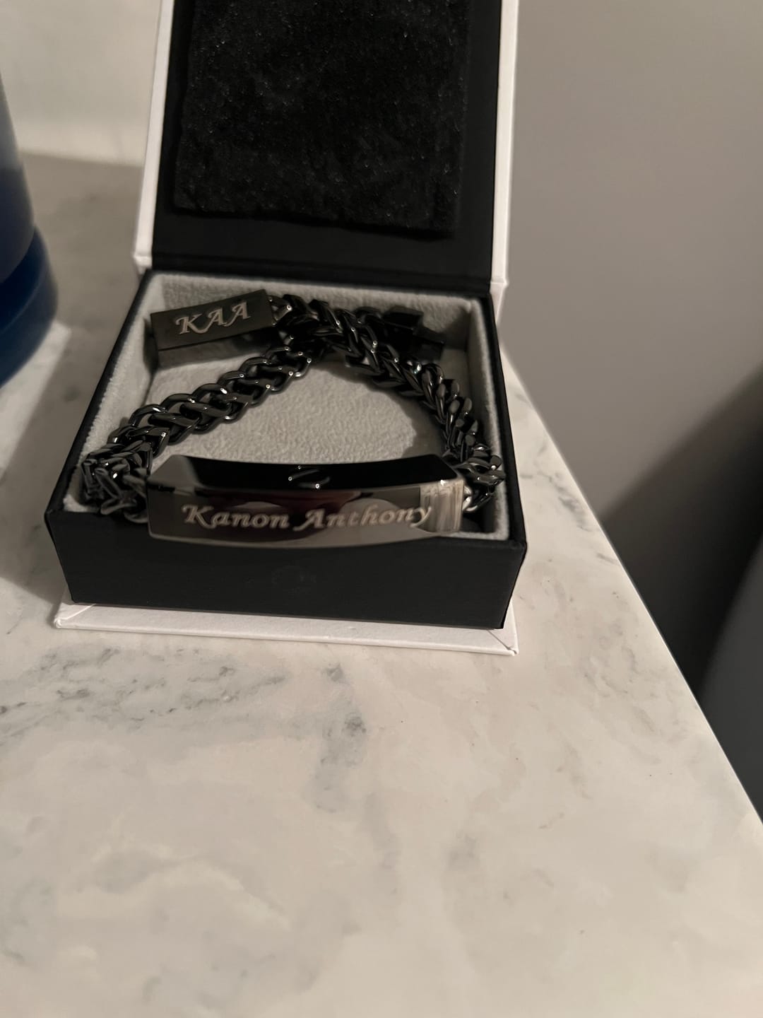 Customer photo review of Franco Link ID Urn Bracelet | 6MM