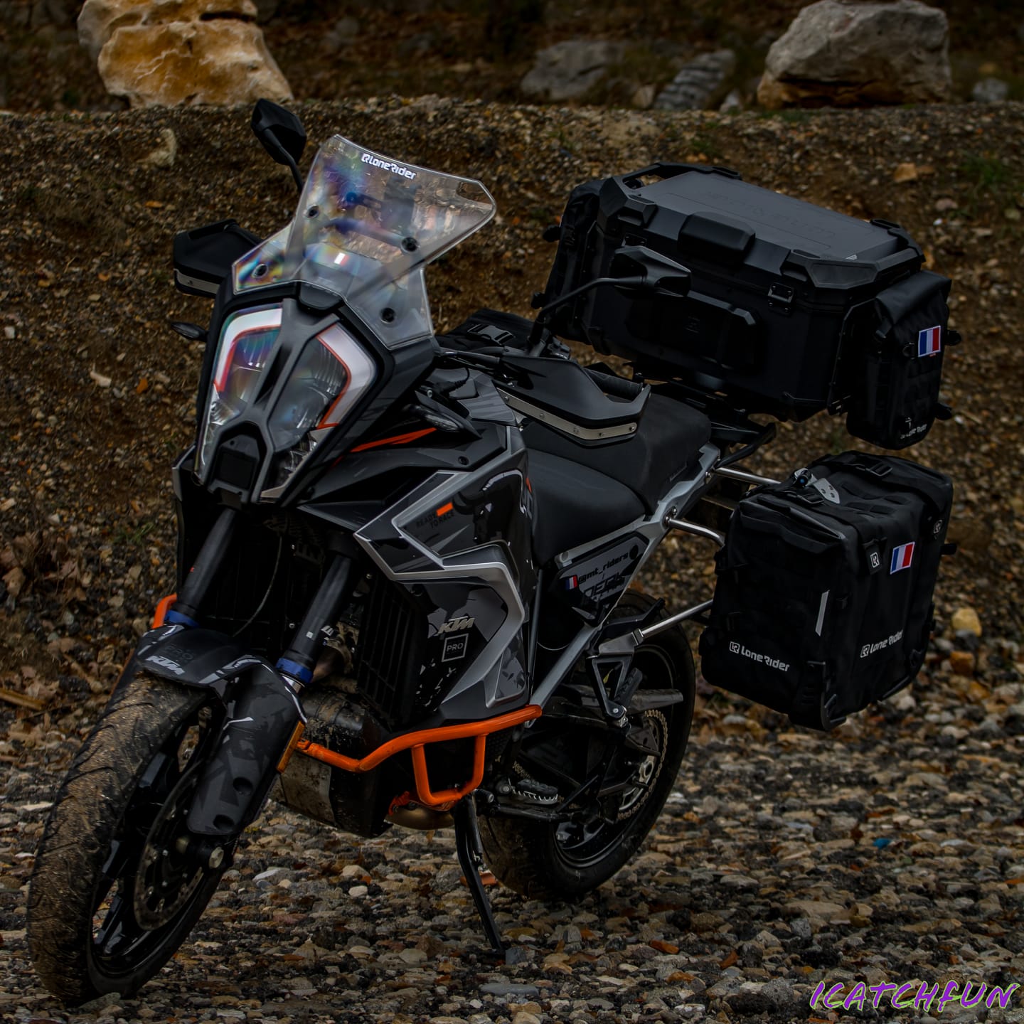 Customer photo review of MotoBags – Semi-Rigid Motorcycle Bags