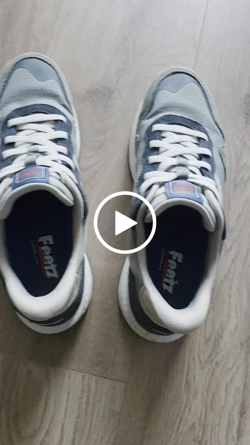 Customer video review of Feetz® Blue One