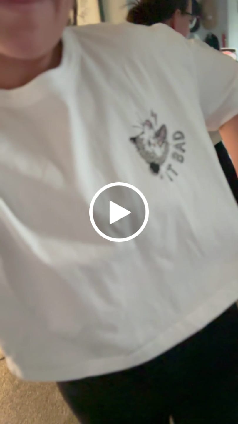Customer video review of Dead Inside T-Shirt