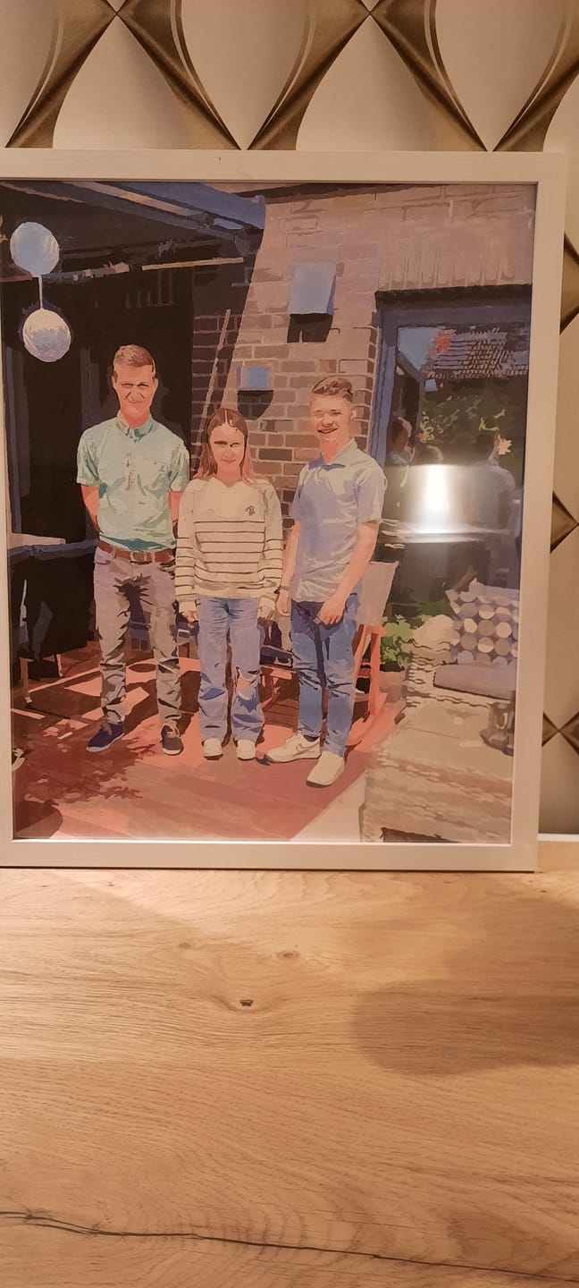 Customer photo review of Eigenes Foto - Malen nach Zahlen