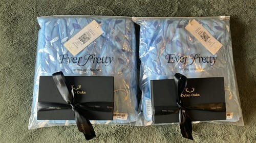Customer photo review of Tennis Chain Bracelet & Crystal Pearl Hoop Earrings Set Gold