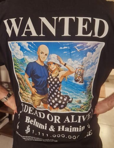 Customer photo review of WANTED - personalisierbar