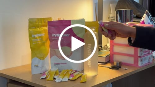 Customer video review of hydrava electrolyte salts