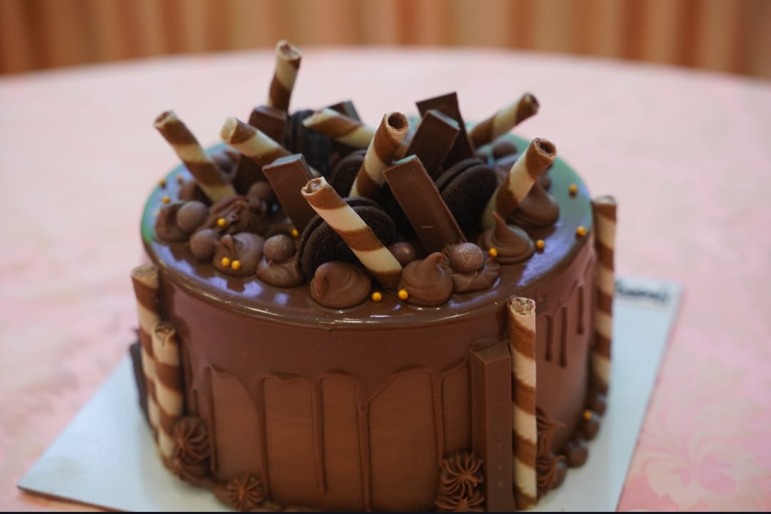 Customer photo review of Chocolate Indulgence Cake