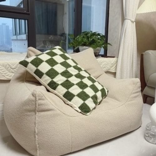 Customer photo review of DODO BEAN BAG - TEDDY FLEECE BEIGE