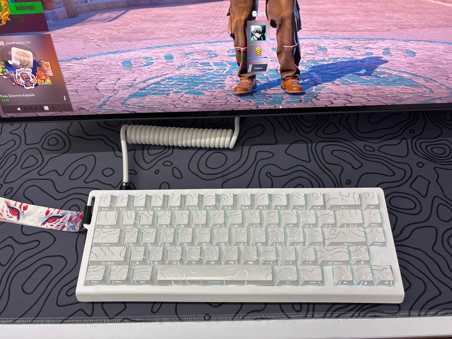 Customer photo review of Wraith Çift Yönlü Coiled Kablo