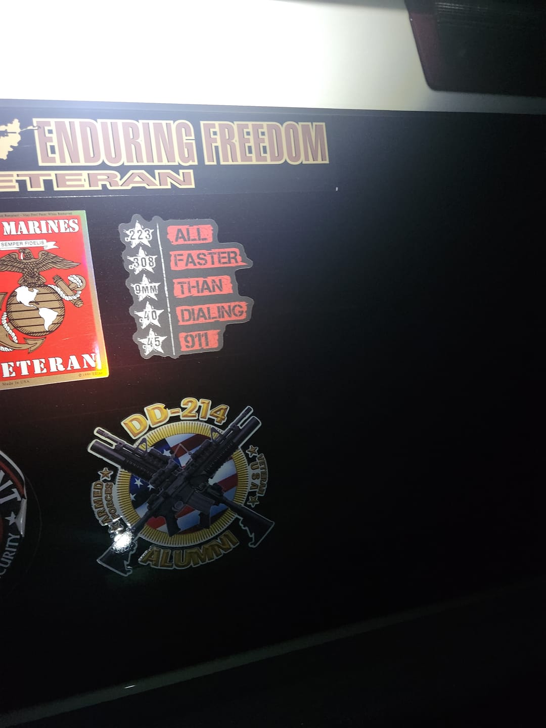 Customer photo review of All Faster than 911 Decal