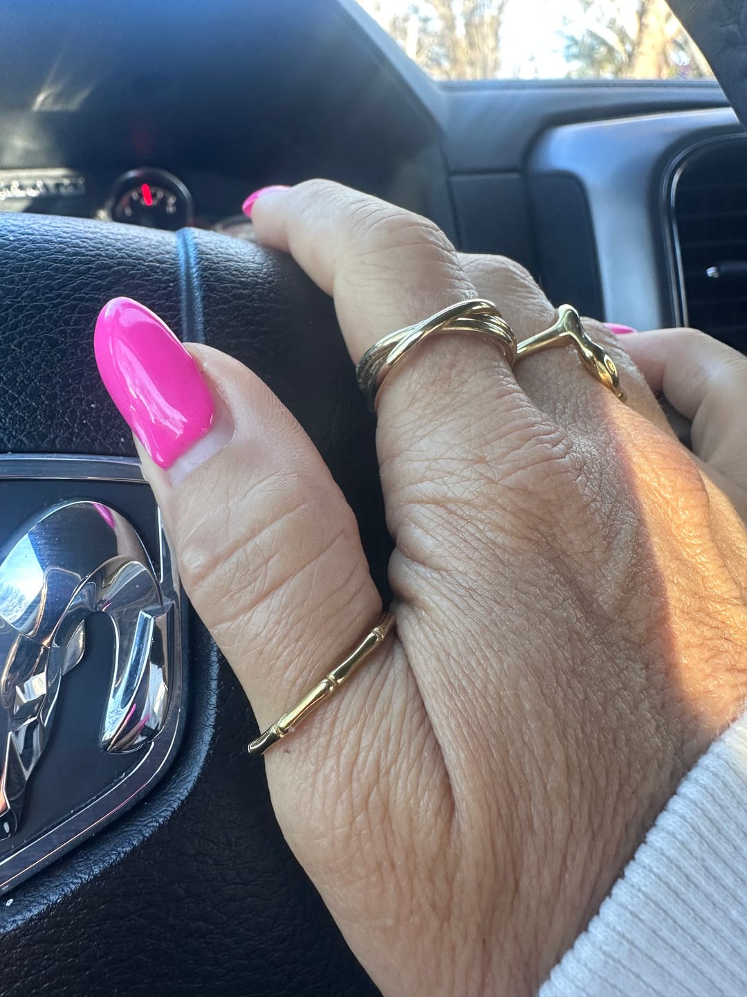 Customer photo review of Bamboo Stacker Ring (Bundle)