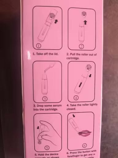 Customer photo review of Kit Labbra Rimpolpanti Effetto Volume