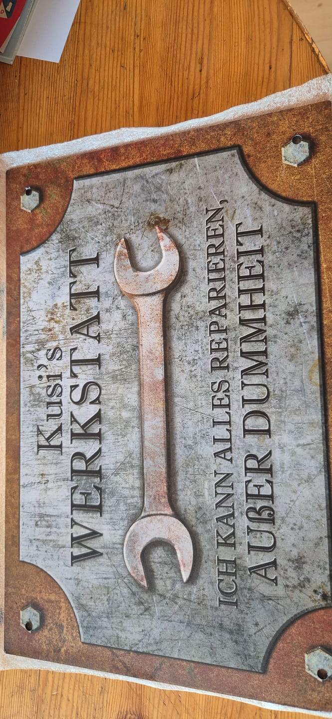 Customer photo review of Für Bastler - Heimwerker-Türschild