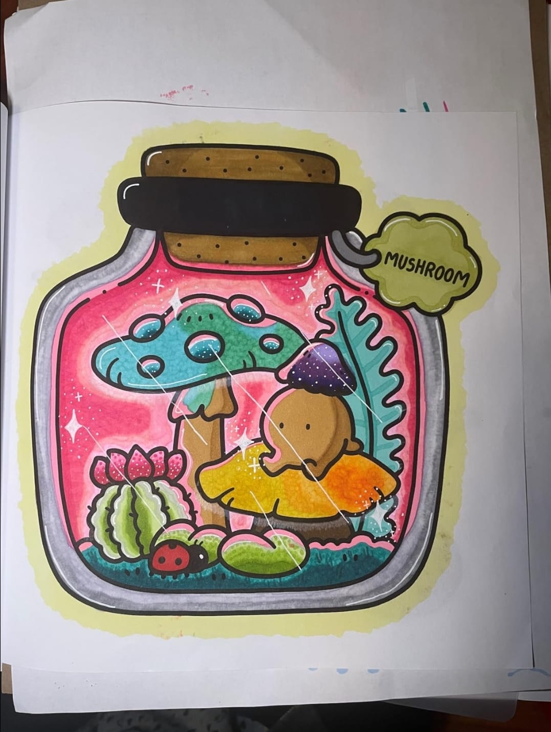 Customer photo review of Ohuhu Oahu 320 Colors Dual Tips Alcohol Art Markers, Fine & Chisel (New Color Codes)
