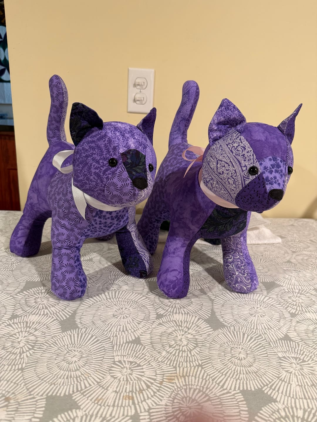 Customer photo review of Mrs. Quilty Plushies – Bundle of 14 Patterns Vol. 2