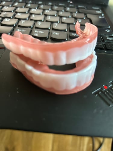 Customer photo review of 🦷  Fit Full Functional DenturesMake you more confident-Made in the USA & FDA-Certified