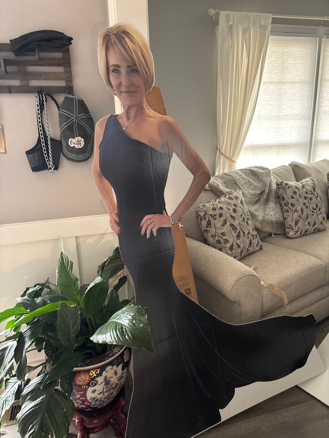 Customer photo review of Personalized Cardboard Cutouts | Custom Life Size Cutout