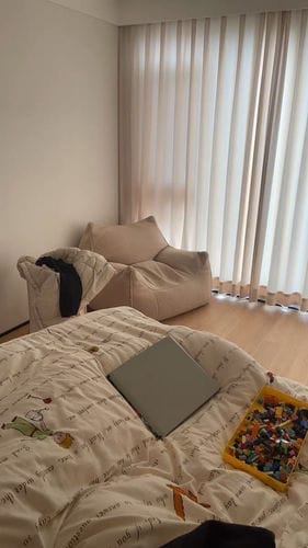 Customer photo review of DODO BEAN BAG - TEDDY FLEECE BEIGE