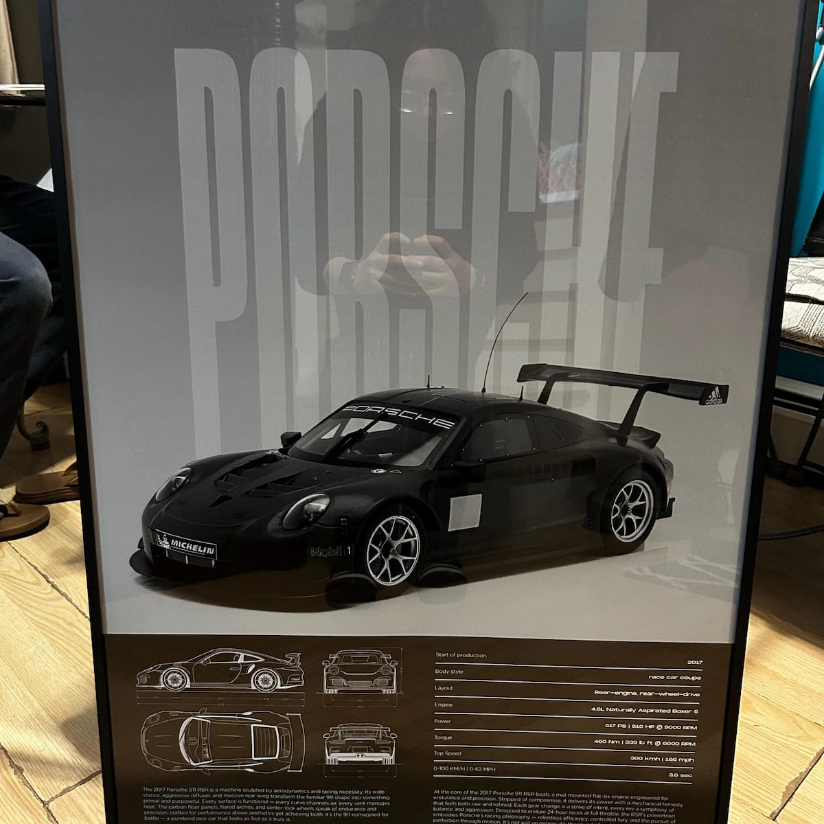 Customer photo review of Custom Car Poster – Personalized Automotive Wall Art