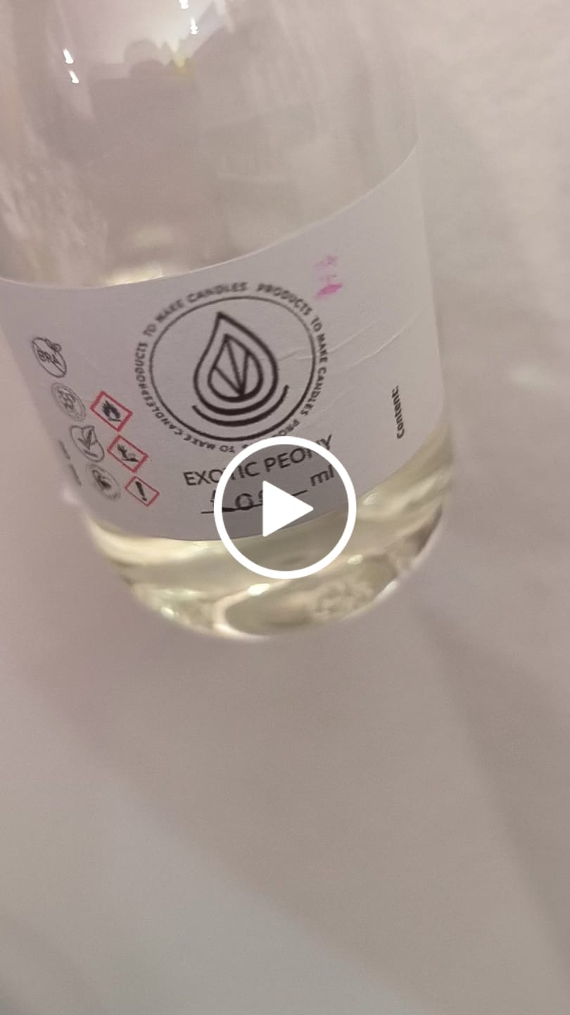 Customer video review of Fragancia EXOTIC PEONY