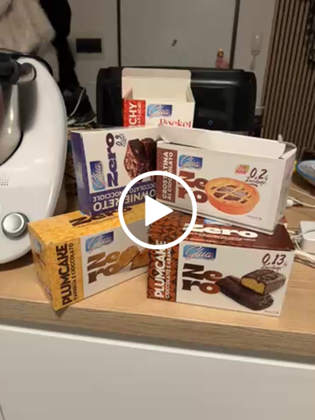 Customer video review of Plumcake con base di cioccolato gusto vaniglia