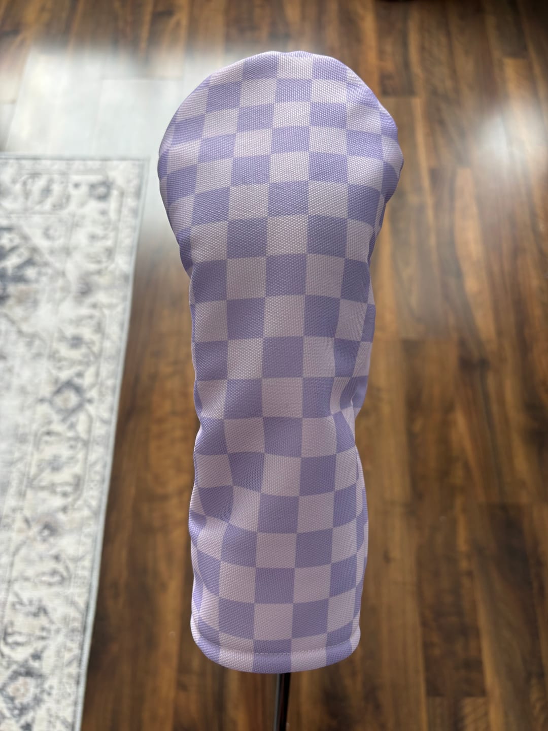 Customer photo review of Pretty Purple Check - Midweight Water Resistant Canvas