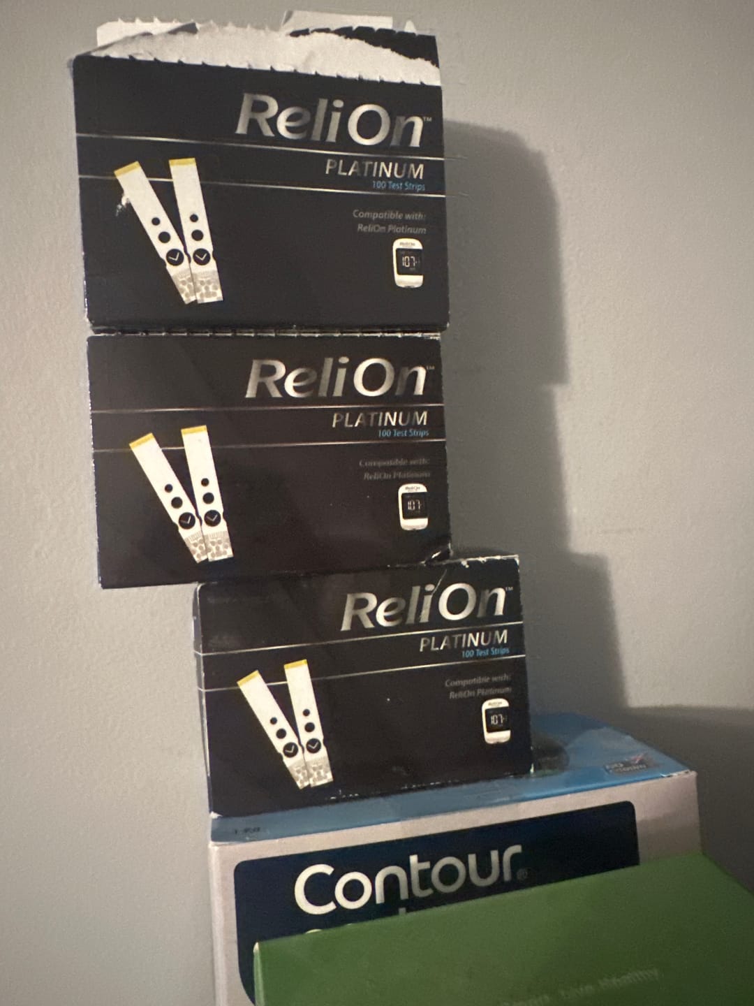 Customer photo review of ReliOn Platinum Blood Glucose test strips