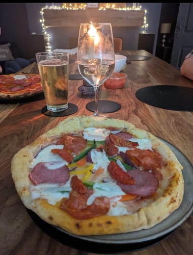 Customer photo review of Sourdough Pizza Bases