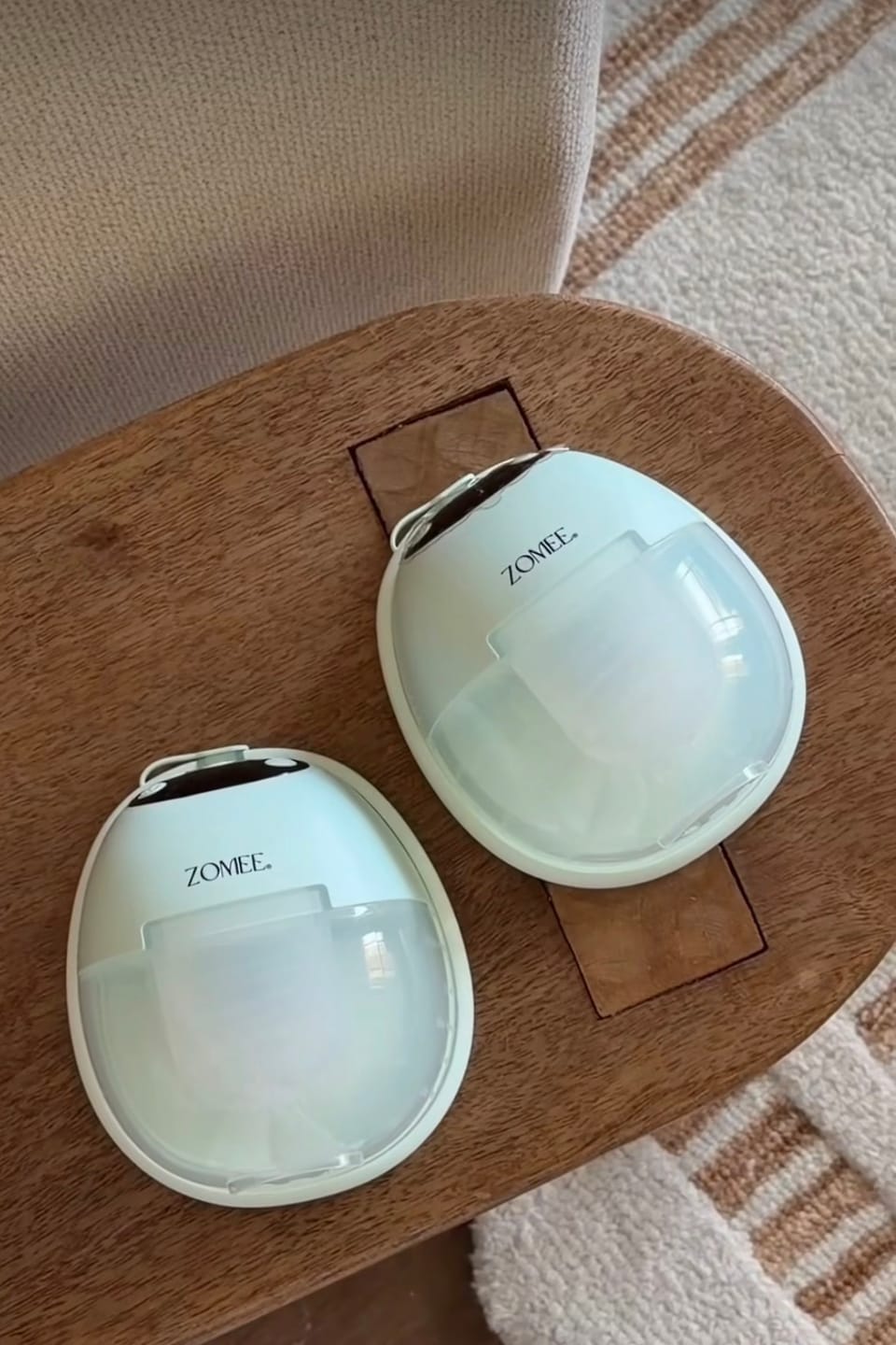 Customer photo review of Mother's Nature™ W1 Warming Wearable Breast Pump
