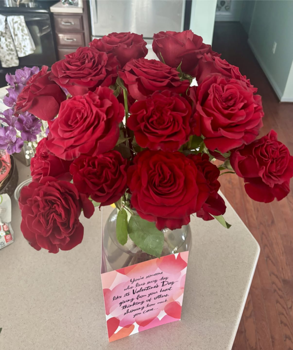 Customer photo review of Hearts Red Rose