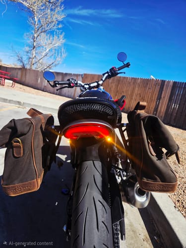 Customer photo review of Triumph Speed 400 & Scrambler 400  Low Profile Plug & Play Rear Turn Signal Kits