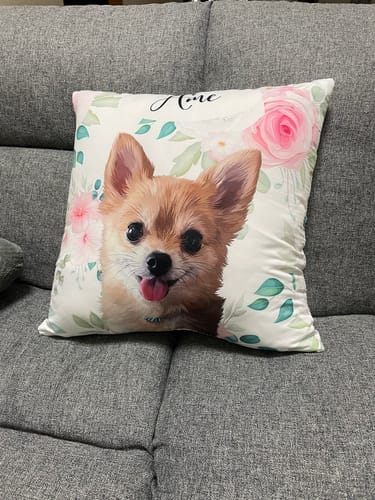 Customer photo review of オーダーメイド クッション