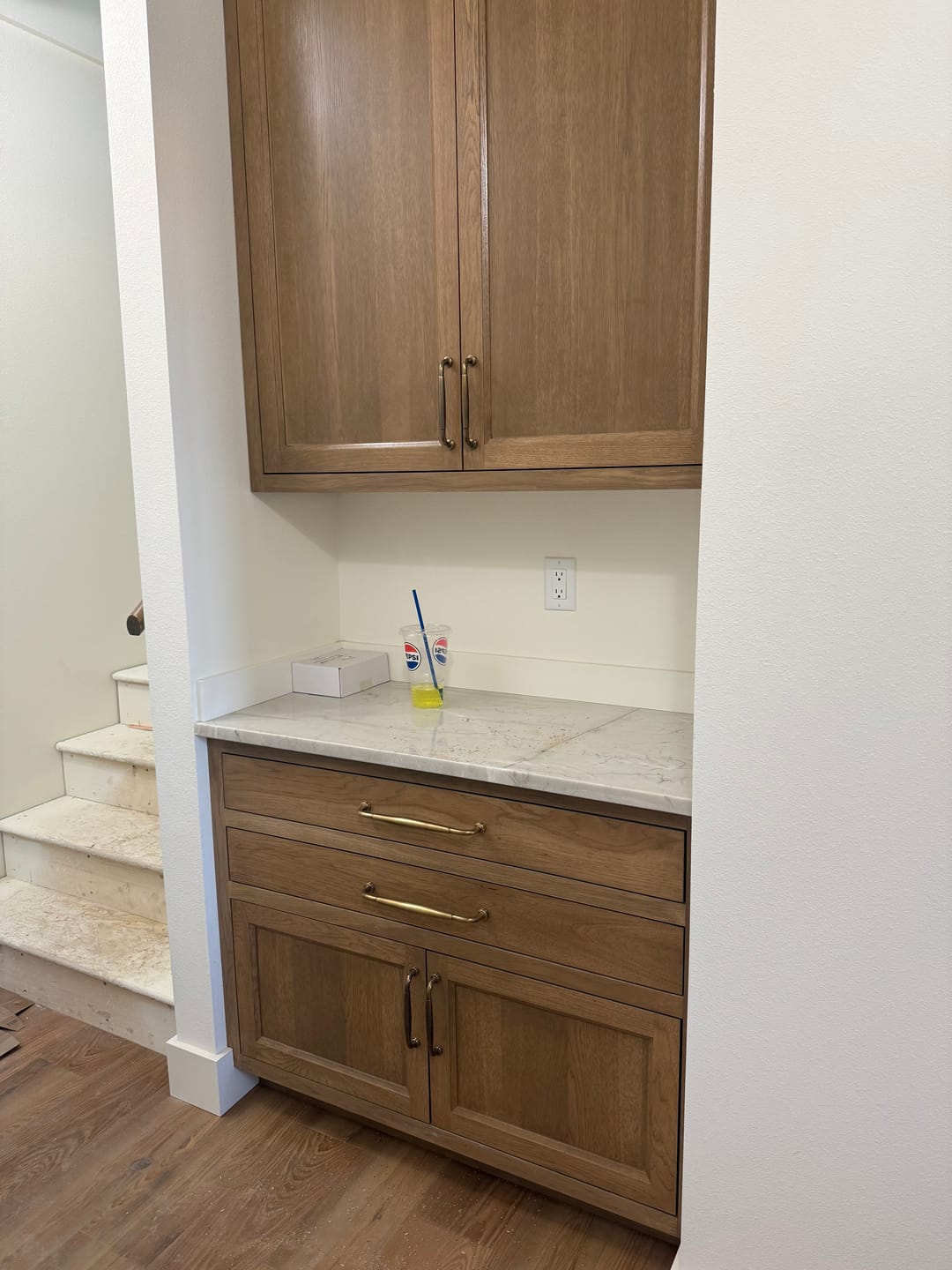 Customer photo review of Classic Cabinet Pulls - Antique Brass