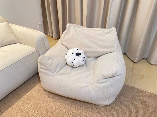 Customer photo review of DODO BEAN BAG - TEDDY FLEECE CREAM