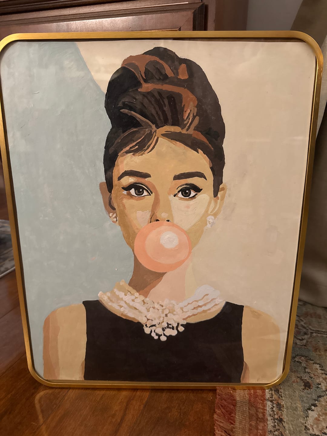 Customer photo review of Bubblegum Elegance | Paint by Number