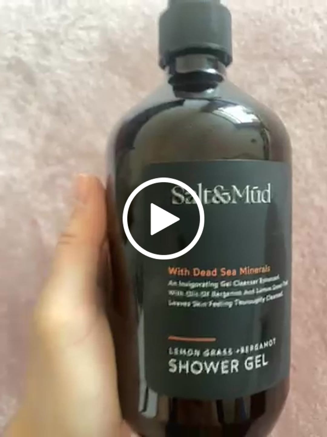 Customer video review of Shower Gel With Dead Sea Minerals 500ml