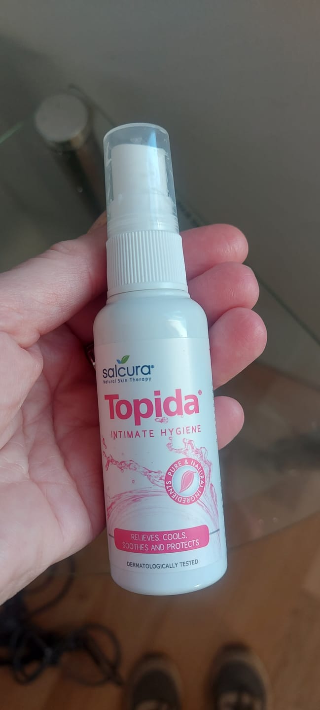 Customer photo review of Topida Intimate Hygiene Spray