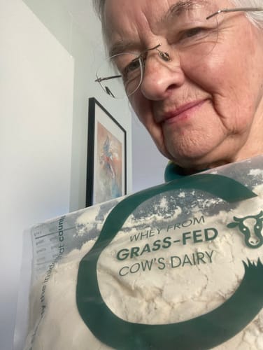 Customer photo review of Grass-fed Whey
