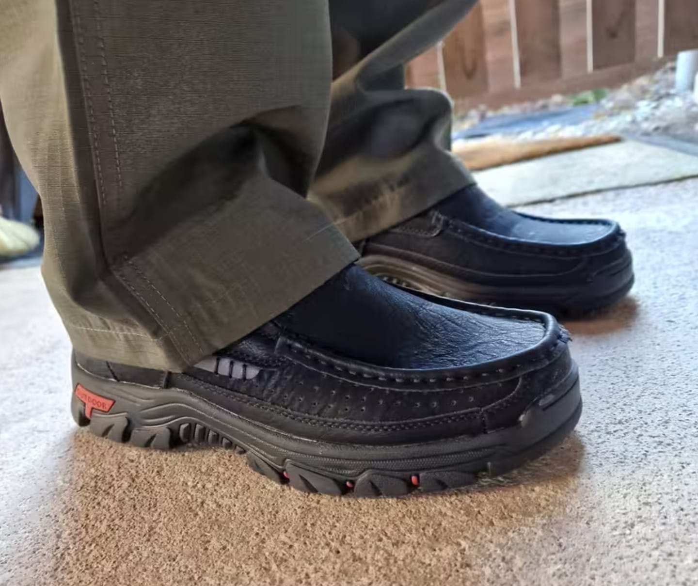 Customer photo review of EaseStep™ Waterproof Non-Slip Ankle Boots – Soft Comfort & Orthopedic Support