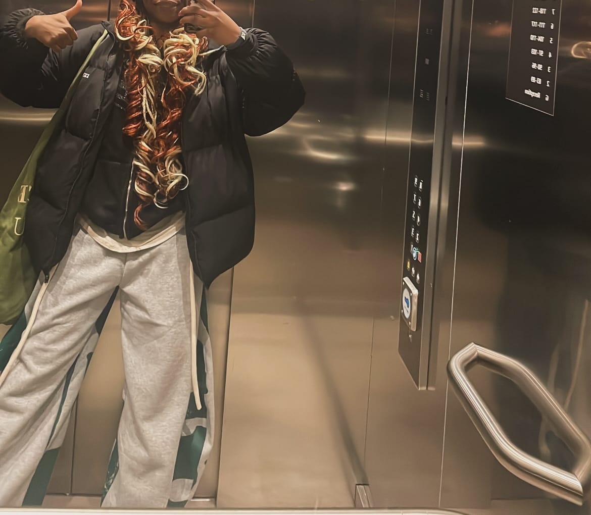 Customer photo review of Aelfric Eden Graffiti Super Baggy Barrel Sweatpants