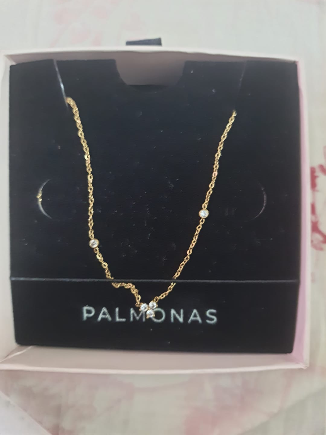Customer photo review of Trio of Twinkle Necklace