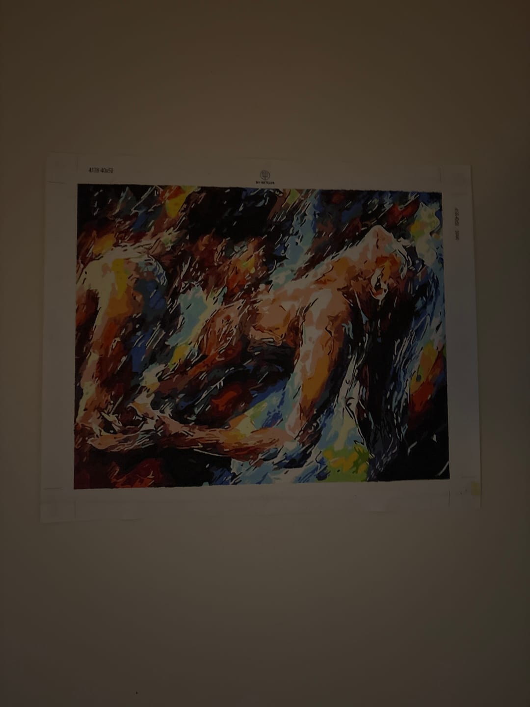 Customer photo review of Two Lovers | Paint by Numbers