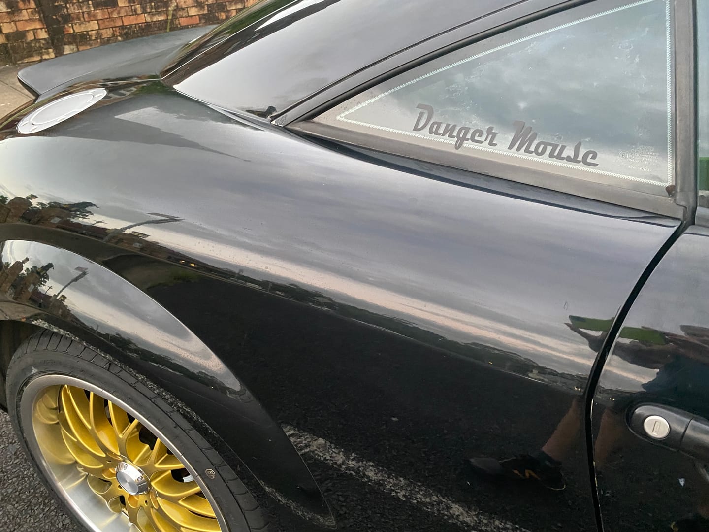 Customer photo review of Custom Text Decal (20cm)
