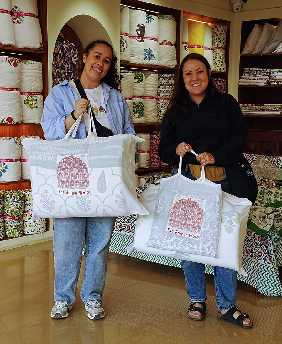 Customer photo review of Premium Muslin Razai - Lavender