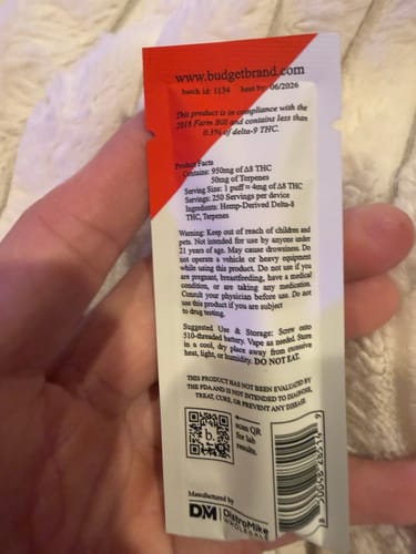 Customer photo review of 3pc Flavor Pack of 1 Gram THC-P Blend Vape Cartridge