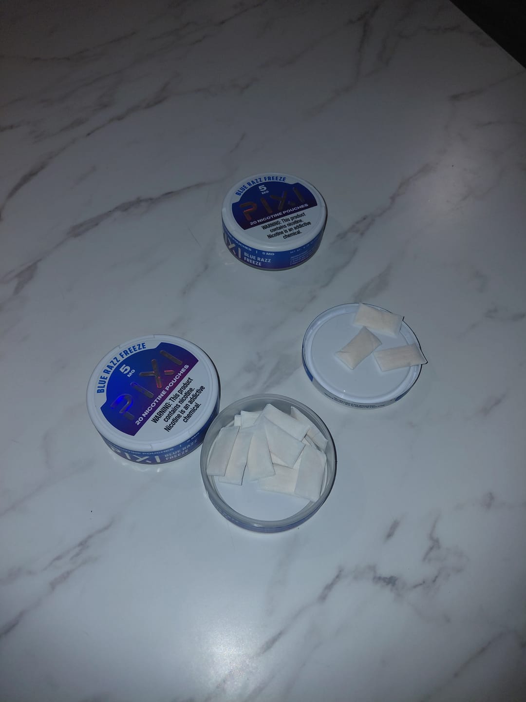 Customer photo review of PIXI Nicotine Pouches