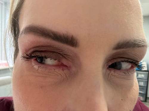 Customer photo review of Fyne Strokes Brow Pen.