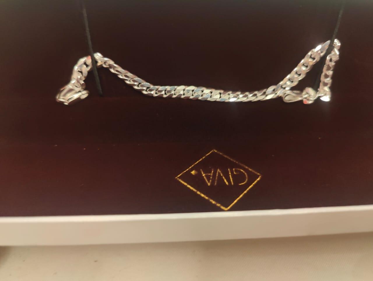 Customer photo review of Silver Classic Bracelet for Him