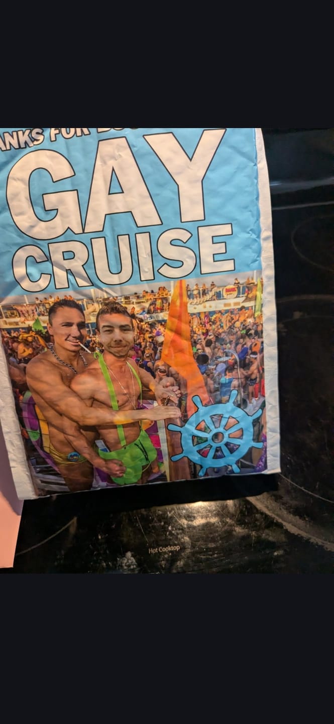 Customer photo review of Gay Cruise Prank Package